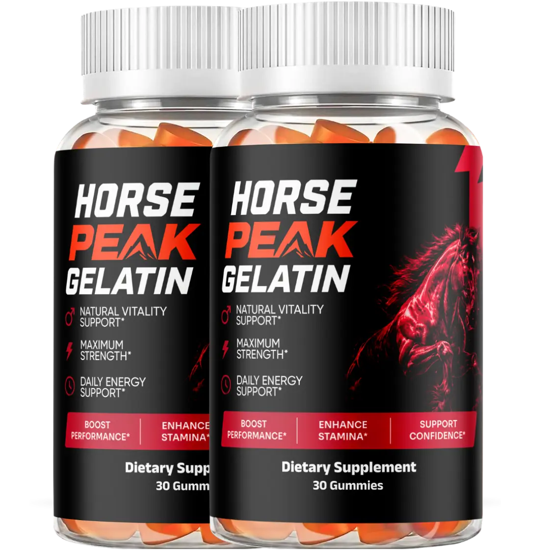 HorsePeak Gelatin male vitality gummies, full bottle
